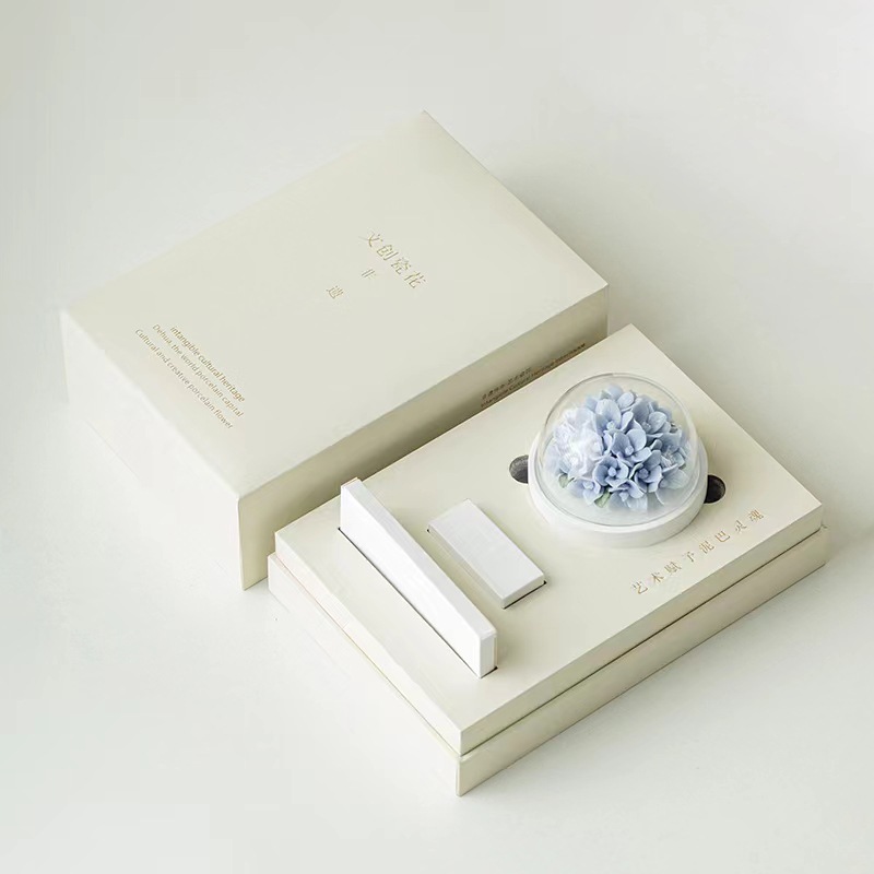 陶瓷瓷花香薰手工制品礼盒套装礼品工艺品摆件家居伴手礼花