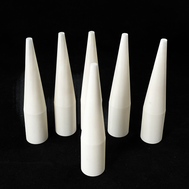 源头工厂陶瓷针管闹高温注射嘴尖头保护套陶瓷柱塞异形瓷件